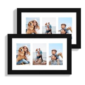 Hebrew letter art frame 8x14 - display 3 letters custom Hebrew name