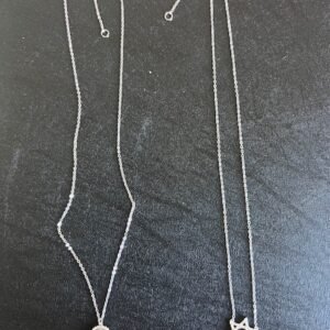 Hamsa necklace Jewish Star of David Magen David sterling silver protection