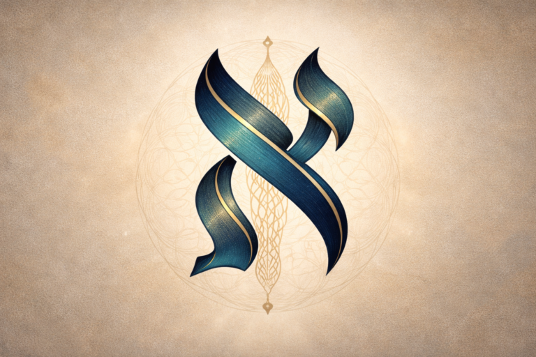 Hebrew Letters Art of Aleph – The Divine Source Meaning