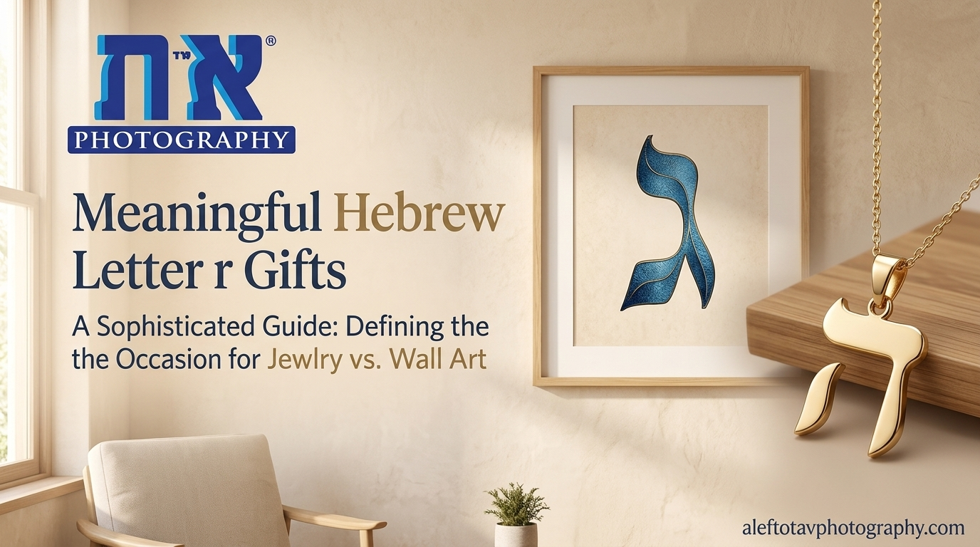 Meaningful Hebrew Letter Gifts: Jewelry vs Art Guide